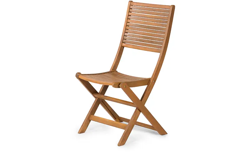 Drewniane krzesło ogrodowe z regulacja oparcia