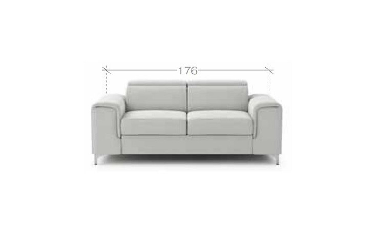 Kompaktowa 3-osobowa sofa CORDOBA
