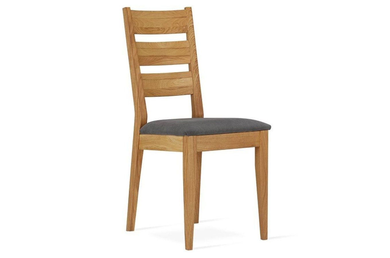 Dębowe krzesło CLEO z tapicerowanym siedziskiem