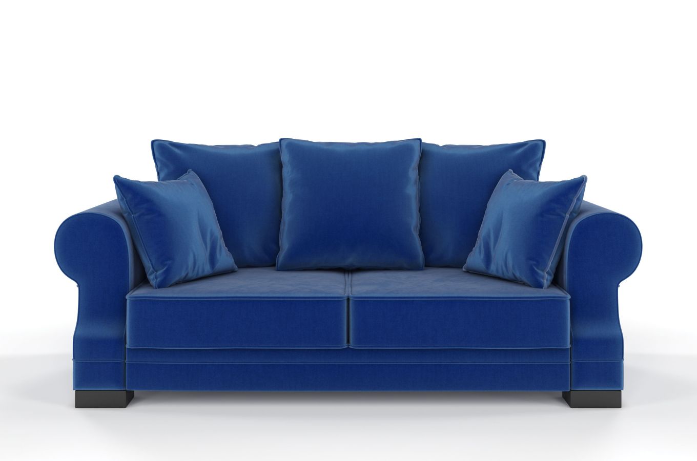 Elegancka 2-osobowa sofa GENEVA w angielskim stylu z funkcją spania i pojemnikiem na pościel
