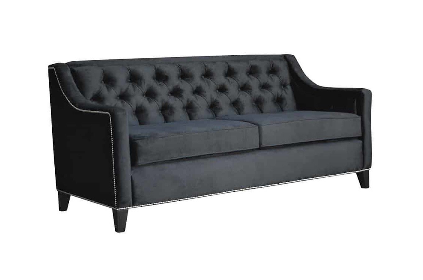Elegancka sofa HAMPTON z pikowanym oparciem / szerokość 180 cm