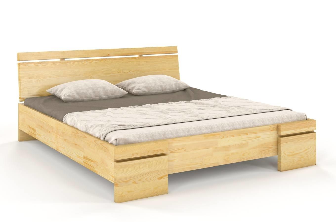 Łóżko drewaŁóżko drewniane sosnowe Skandica SPARTA Maxi / 200x200 cm, kolor naturalnyniane sosnowe Skandica SPARTA Maxi