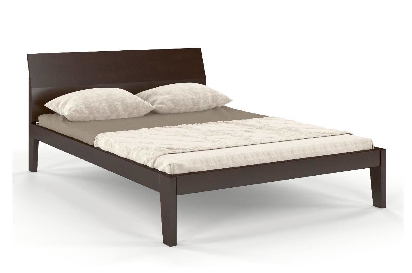 Łóżko drewniane bukowe Skandica AGAVA / 160x200 cm, kolor palisander