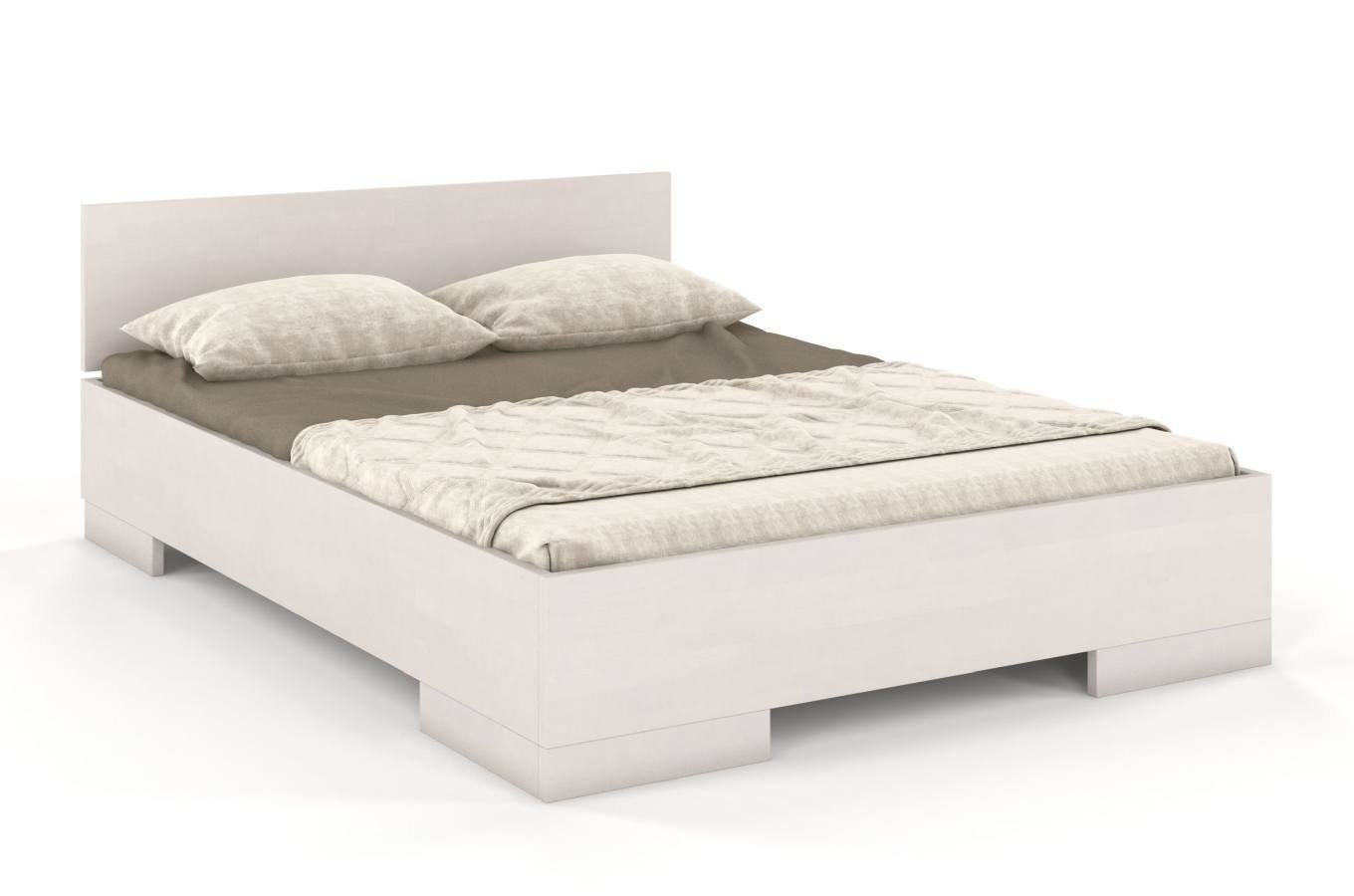 Łóżko drewniane bukowe Skandica SPECTRUM Maxi&Long / 140x220 cm, kolor biały