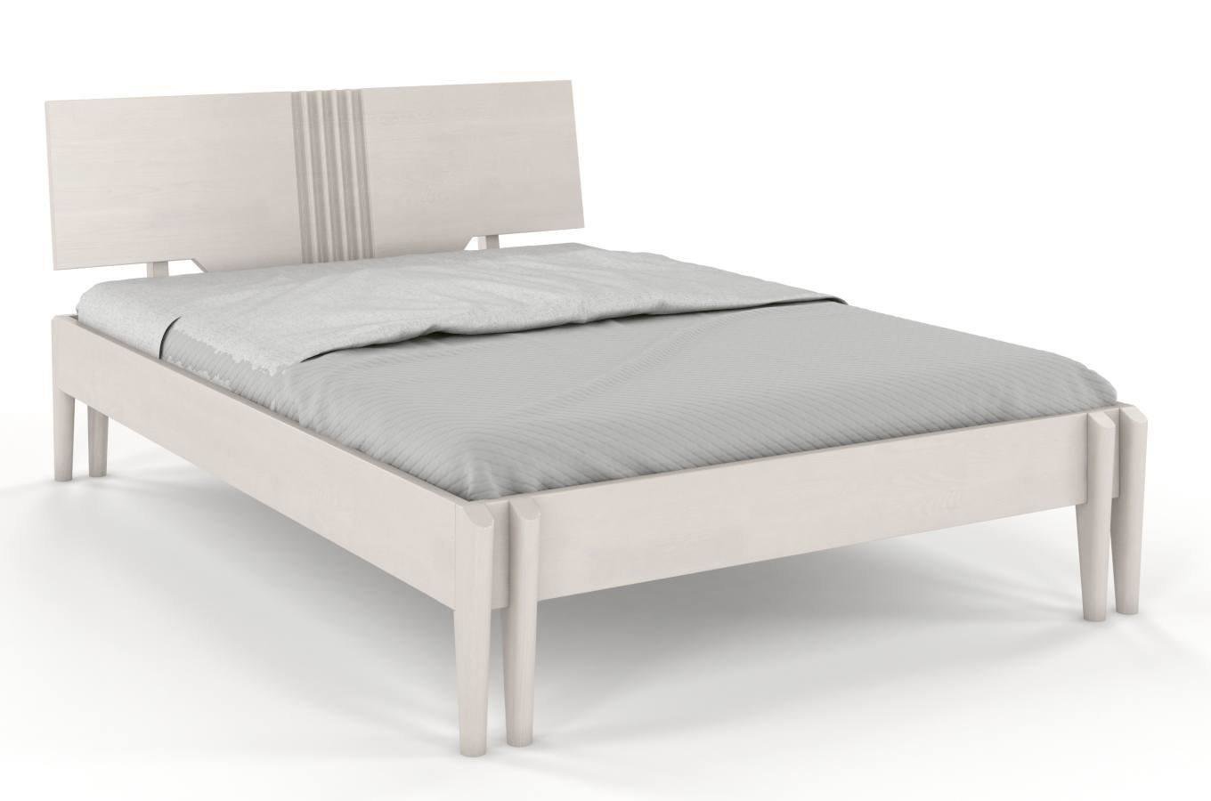 Łóżko drewniane sosnowe Visby POZNAŃ /160x200 cm, kolor biały
