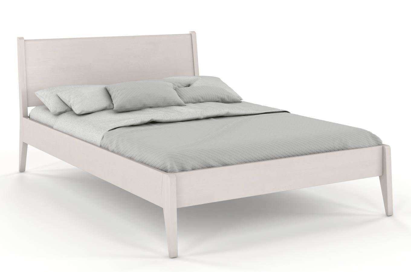Łóżko drewniane sosnowe Visby RADOM / 180x200 cm, kolor biały
