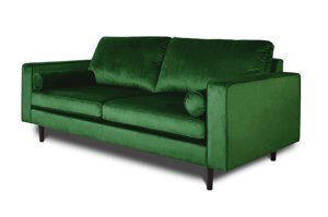  Nowoczesna sofa FRESH na wysokich nogach z poduszkami wałkami / szerokość 200 cm