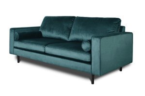  Nowoczesna sofa FRESH na wysokich nogach z poduszkami wałkami / szerokość 200 cm