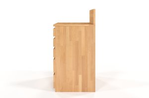 Drewniana komoda bukowa Visby Bergman 6+2 / kolor orzech