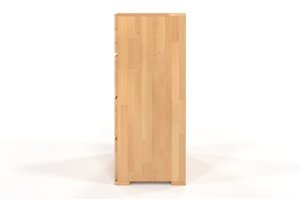 Drewniana komoda bukowa Visby Sandemo 4S80 / szer. 80 cm, kolor naturalny