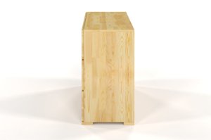Drewniana komoda sosnowa Visby Sandemo 3+2 / kolor orzech