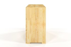 Drewniana komoda sosnowa Visby Sandemo 3S / kolor palisander