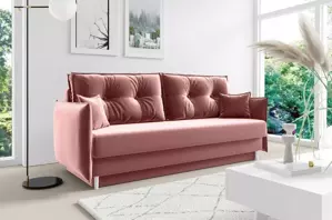 Elegancka sofa BRADLEY z funkcją spania i pojemnikiem na pościel
