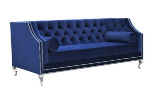 Elegancka sofa CHARLES pikowana w stylu Chesterfield / szerokość 172 cm