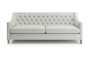 Elegancka sofa HAMPTON z pikowanym oparciem / szerokość 180 cm