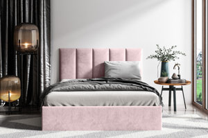 Klasyczne łóżko tapicerowane do sypialni ROLAND - bez zagłówka