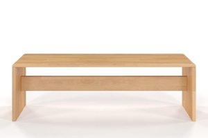 Ławka drewniana bukowa Visby BENK / szerokość 120 cm; kolor biały