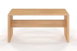 Ławka drewniana bukowa Visby BENK / szerokość 80 cm; kolor biały