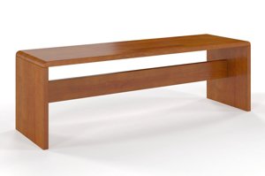 Ławka drewniana sosnowa Visby BENK / szerokość 120 cm; kolor palisander