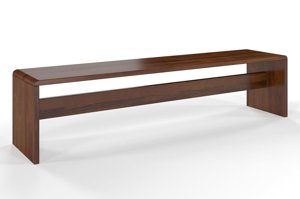Ławka drewniana sosnowa Visby BENK / szerokość 160 cm; kolor biały
