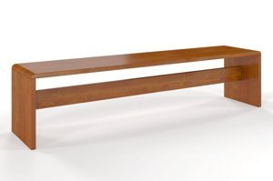 Ławka drewniana sosnowa Visby BENK / szerokość 160 cm; kolor orzech