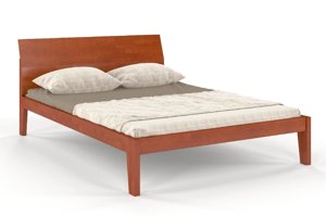 Łóżko drewniane bukowe Skandica AGAVA / 120x200 cm, kolor orzech
