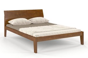 Łóżko drewniane bukowe Skandica AGAVA / 140x200 cm, kolor biały