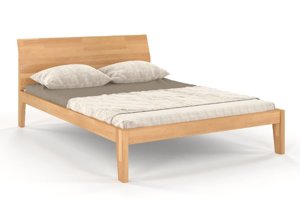 Łóżko drewniane bukowe Skandica AGAVA / 180x200 cm, kolor orzech