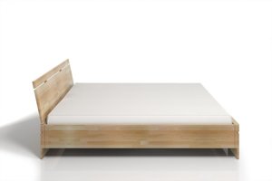 Łóżko drewniane bukowe Skandica SPARTA Maxi / 140x200 cm, kolor orzech