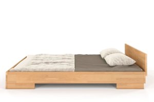 Łóżko drewniane bukowe Skandica SPECTRUM Long (długość + 20 cm) / 180x220 cm, kolor naturalny