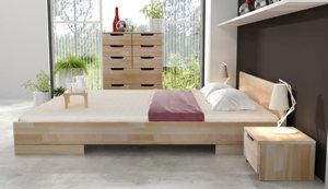 Łóżko drewniane bukowe Skandica SPECTRUM Long (długość + 20 cm)