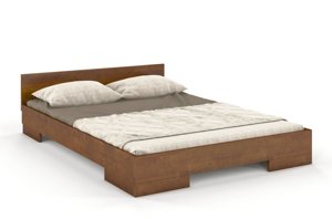 Łóżko drewniane bukowe Skandica SPECTRUM Long (długość + 20 cm) / 90x220 cm, kolor palisander