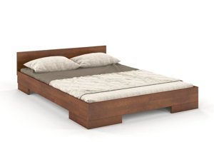 Łóżko drewniane bukowe Skandica SPECTRUM Niskie / 180x200 cm, kolor naturalny