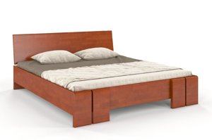 Łóżko drewniane bukowe Skandica VESTRE Maxi / 140x200 cm, kolor biały