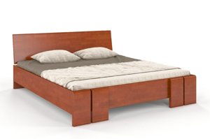 Łóżko drewniane bukowe Skandica VESTRE Maxi & Long / 160x220 cm, kolor orzech