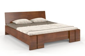 Łóżko drewniane bukowe Skandica VESTRE Maxi & Long / 200x220 cm, kolor biały