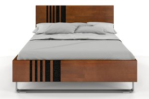 Łóżko drewniane bukowe Visby KIELCE / 160x200 cm, kolor biały