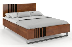 Łóżko drewniane bukowe Visby KIELCE / 160x200 cm, kolor palisander