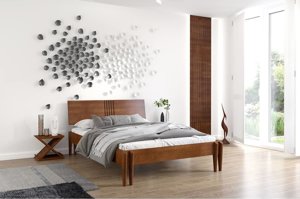 Łóżko drewniane bukowe Visby POZNAŃ / 120x200 cm, kolor naturalny