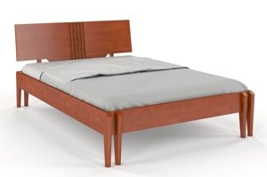 Łóżko drewniane bukowe Visby POZNAŃ / 120x200 cm, kolor orzech