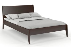 Łóżko drewniane bukowe Visby RADOM / 180x200 cm, kolor orzech