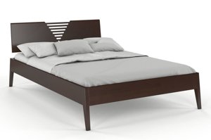 Łóżko drewniane bukowe Visby WOŁOMIN / 160x200 cm, kolor biały