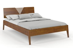 Łóżko drewniane bukowe Visby WOŁOMIN / 160x200 cm, kolor palisander