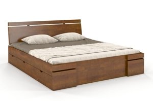 Łóżko drewniane bukowe z szufladami Skandica SPARTA Maxi & DR