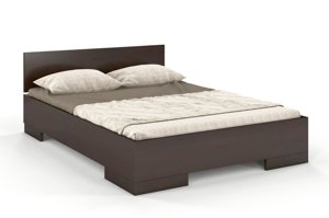 Łóżko drewniane bukowe ze skrzynią na pościel Skandica SPECTRUM Maxi & Long ST / 180x220 cm, kolor palisander