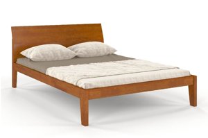 Łóżko drewniane sosnowe Skandica AGAVA / 180x200 cm, kolor orzech