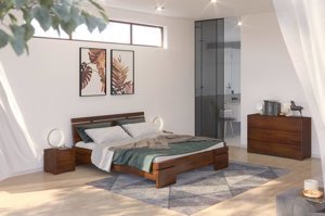 Łóżko drewniane sosnowe Skandica SPARTA Maxi & Long / 140x220 cm, kolor biały
