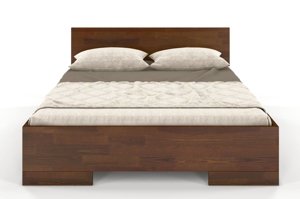 Łóżko drewniane sosnowe Skandica SPECTRUM Maxi & Long (długość + 20 cm) / 120x220 cm, kolor biały
