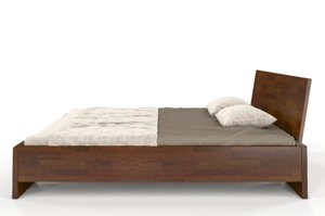 Łóżko drewniane sosnowe Skandica VESTRE Maxi / 120x200 cm, kolor biały