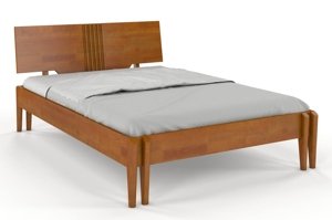 Łóżko drewniane sosnowe Visby POZNAŃ /120x200 cm, kolor orzech